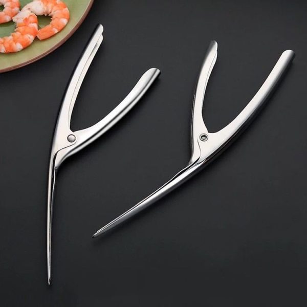 304 Stainless Steel Shrimp Shelling Tool Seafood Shell Remover Kitchen Gadgets - Image 2