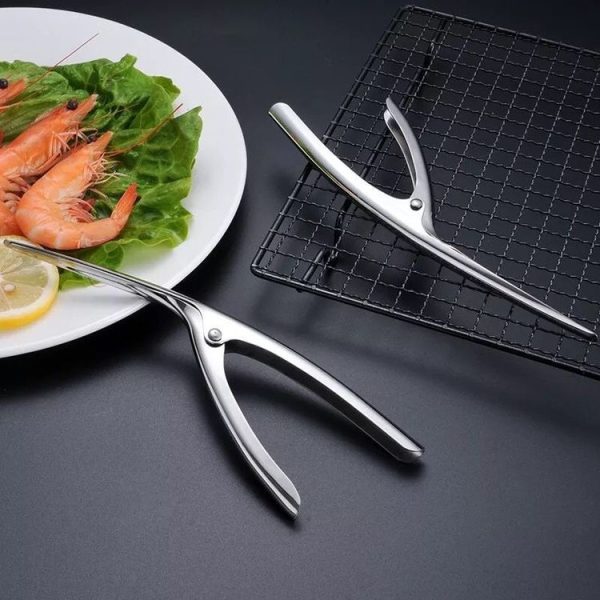 304 Stainless Steel Shrimp Shelling Tool Seafood Shell Remover Kitchen Gadgets - Image 3