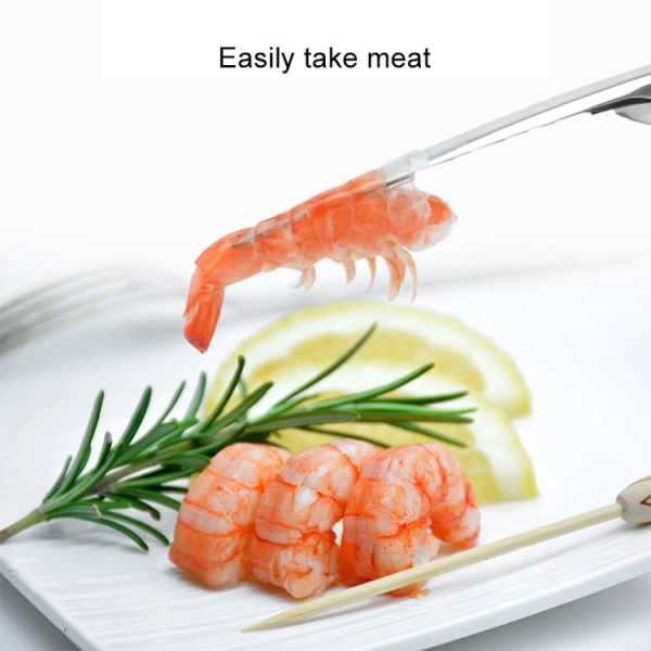 304 Stainless Steel Shrimp Shelling Tool Seafood Shell Remover Kitchen Gadgets - Image 9
