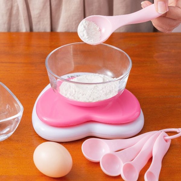 Kn082 5 in 1 Plastic Measuring Spoon Kitchen Tool Set (Random Color Delivery) - Image 4