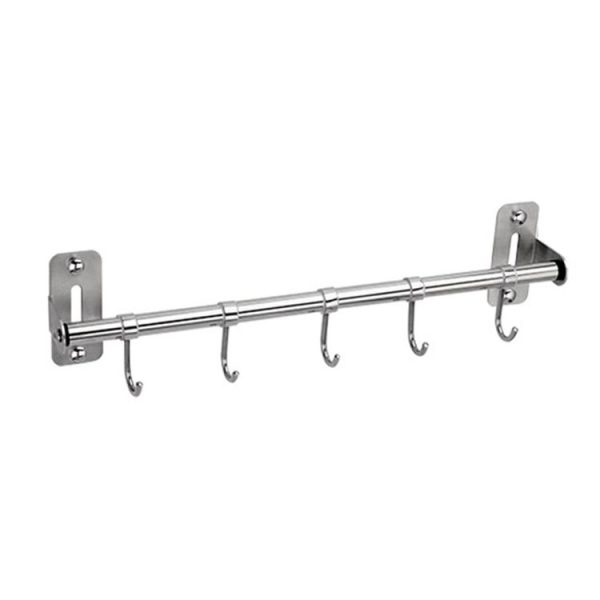 304 Stainless Steel Wall-mounted Kitchen Rack Hanging Rod - Image 2