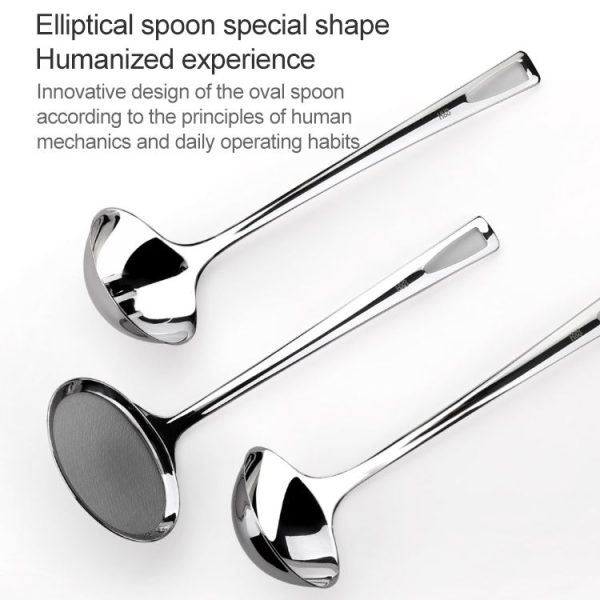 Original Xiaomi Youpin HuoHou Stainless Steel 304 Small Mesh Oil Filter Net Strainer Soup Spoon Scoop - Image 4