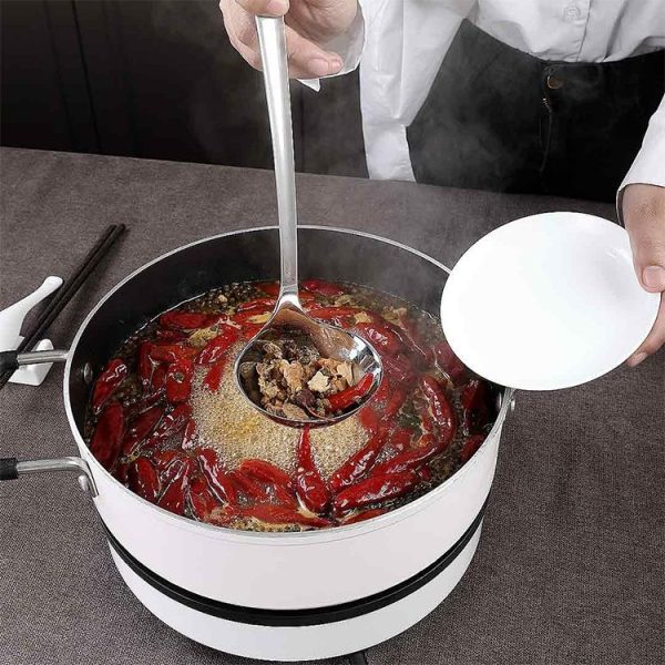 Original Xiaomi Youpin HuoHou Stainless Steel 304 Small Slotted Soup Spoon Colander - Image 8