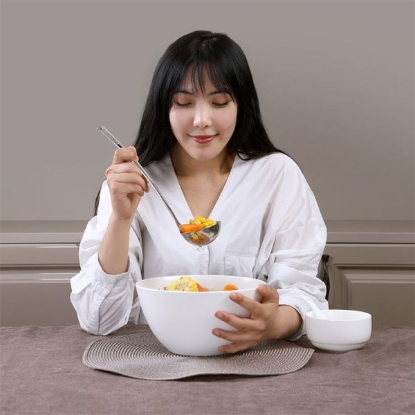 Original Xiaomi Youpin HuoHou Stainless Steel 304 Small Soup Spoon Scoop - Image 8