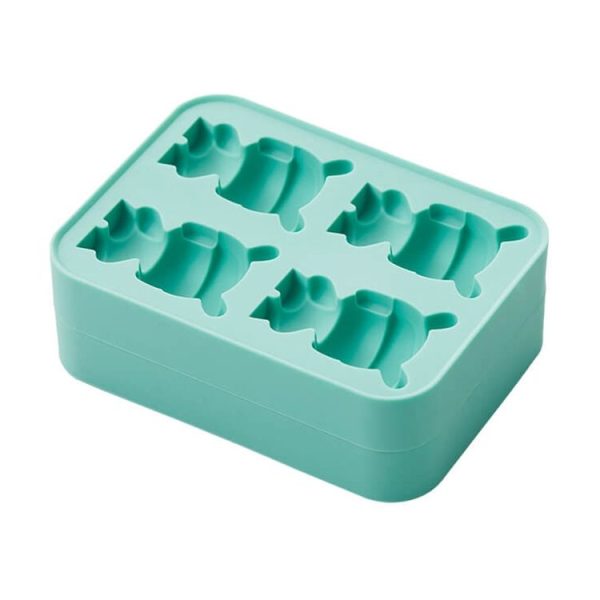 2 PCS Original Xiaomi Mitu Ice Cube Tray 4 Pieces Blocking Silicone Mold - Image 3