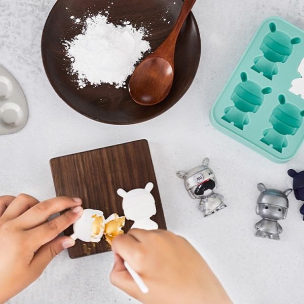 2 PCS Original Xiaomi Mitu Ice Cube Tray 4 Pieces Blocking Silicone Mold - Image 9