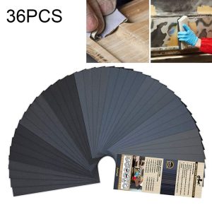 36 PCS LANHU Grit 400-3000 Wet And Dry Polishing Grinding Sandpaper, Size: 22.9 x 9.1cm