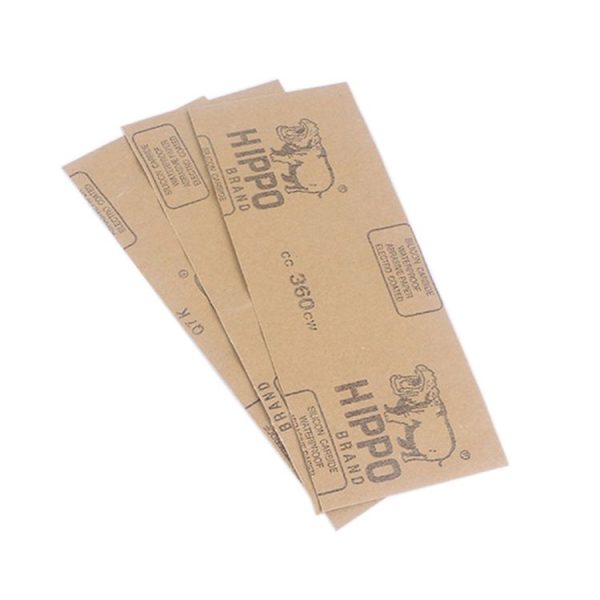 10pcs Grit 120 Wet And Dry Polishing Grinding Sandpaper, Size: 23 x 9cm (Yellow) - Image 2