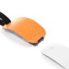 European Style Elastic PU Leather Fur Felt Mouse Storage Bag for Apple Magic Mouse 2 - Image 3