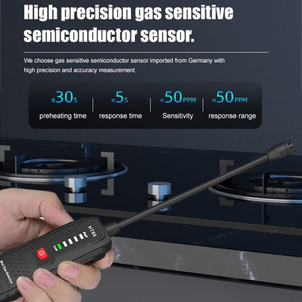 HABOTEST HT66 Combustible Gas Detector Natural Gas Leak Detector - Image 3