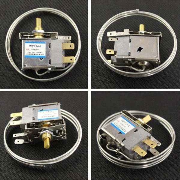 WPF24-L Freezer Thermostat Household Metal Temperature Controller Refrigerator Parts - Image 3