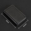 Premium PU Leather Business Card Case with Magnetic Closure, Size: 10*6.5*1.7cm (Magenta) - Image 4