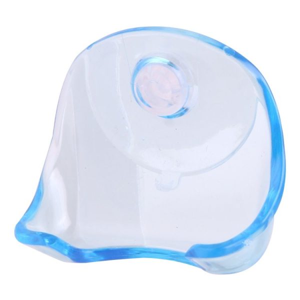 Bathroom Storage Tools Suction Cup Shaving Razor Rack Holder Storage Shaver Rack Wall Hook Hangers Sucker (Clear Blue) - Image 2
