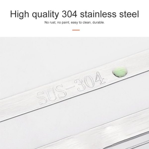 304 Stainless Steel Wall-mounted Kitchen Rack Hanging Chopping Block Holder - Image 4