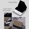 Oracle Bone Texture Business Card Holder Wallet Credit Card ID Case Holder, Random Color - Image 4