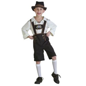 Halloween Costume Children Beer Costume Oktoberfest Suits England Style Cosplay, Size: S, Waistline: 68cm, Dress Length: 53cm, Long Pants: 40cm, Suggested Height: 115-125cm