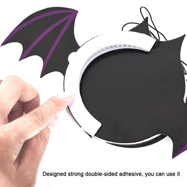 3 PCS / Set Creative Funny Halloween Pumpkin Bats Spider Pendant Paper Decoration and Props Horror - Image 5