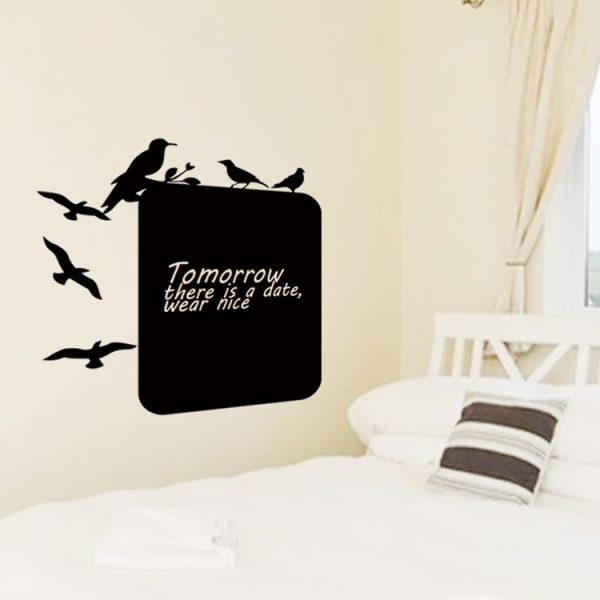 Thicker Blackboard Paste Wall Stickers Living Room Decoration Stickers Children Room Office Solid Color Wall Stickers - Image 2