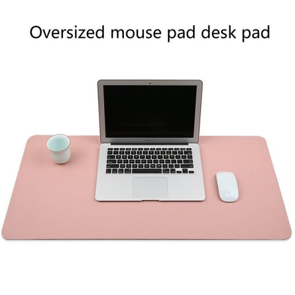 Multifunction Business PU Leather Mouse Pad Keyboard Pad Table Mat Computer Desk Mat, Size: 60 x 30cm (Black) - Image 2