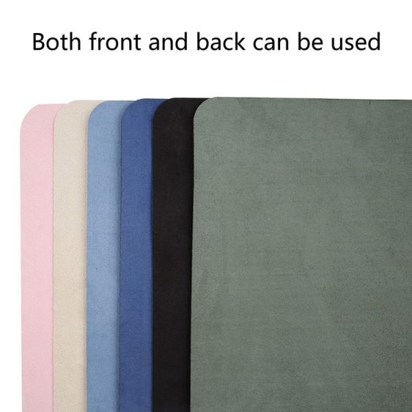 Multifunction Business PU Leather Mouse Pad Keyboard Pad Table Mat Computer Desk Mat, Size: 60 x 30cm (Black) - Image 4