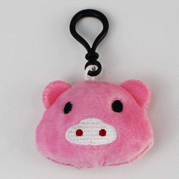 20 PCS Creative Plush Doll Mobile Pendants Gift Cartoon Cute Facial Expression Decorations Keychains with Hook - Image 2