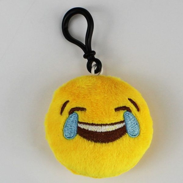 20 PCS Creative Plush Doll Mobile Pendants Gift Cartoon Cute Facial Expression Decorations Keychains with Hook - Image 2