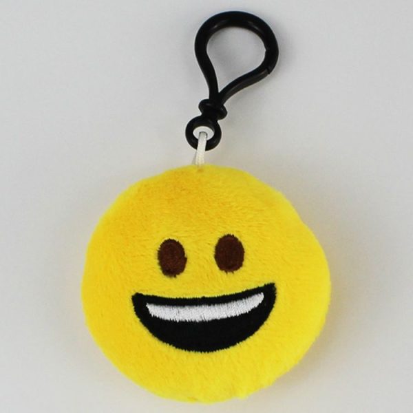 20 PCS Creative Plush Doll Mobile Pendants Gift Cartoon Cute Facial Expression Decorations Keychains with Hook - Image 2