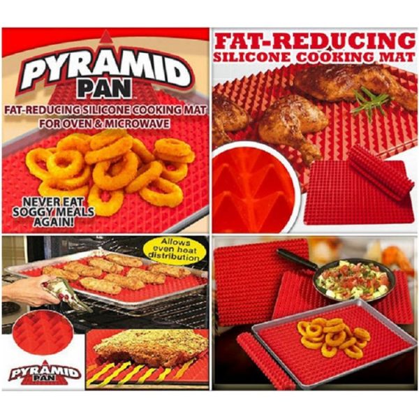 Multi-function Silicone Barbecue Pad / Food Pad (Red) - Image 6