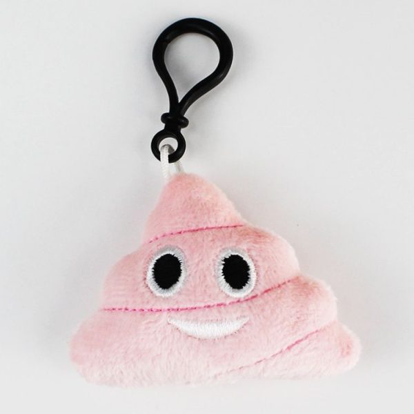 20 PCS Creative Plush Doll Mobile Pendants Gift Cartoon Cute Facial Expression Decorations Keychains with Hook - Image 2