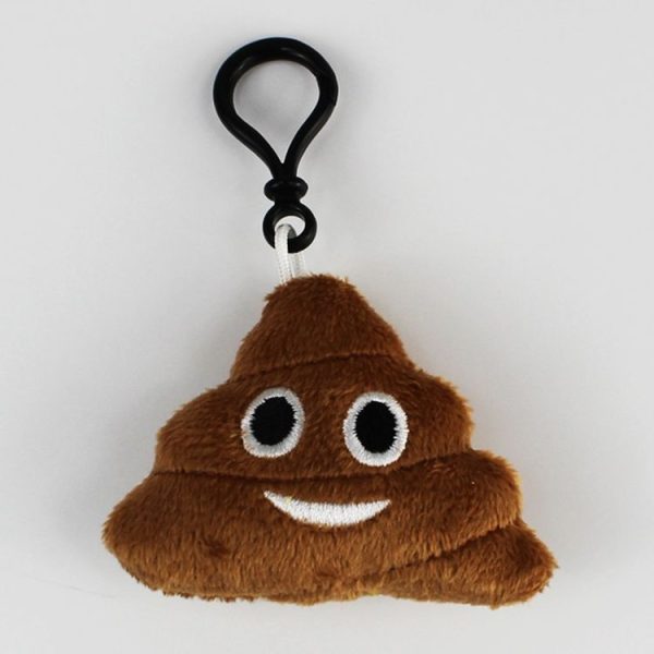 20 PCS Creative Plush Doll Mobile Pendants Gift Cartoon Cute Facial Expression Decorations Keychains with Hook - Image 2