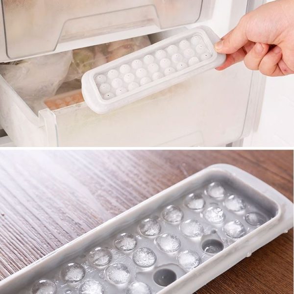 Creative Mini Ball Shaped 27-grid Ice Mold, Random Color Delivery - Image 9