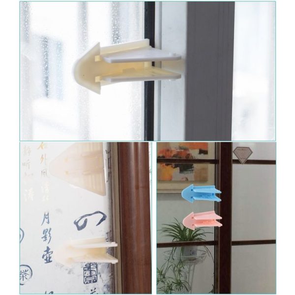 Window Safety Lock Sliding Door Window Lock Door and Window Stopper for Children (Blue) - Image 8