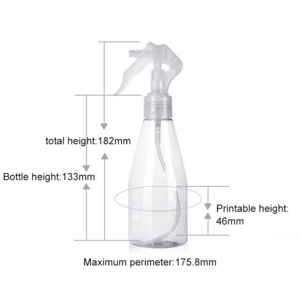 LW-SM08 Plastic Spray Bottles Leak Proof with Trigger Sprayer, 200ml - Image 6
