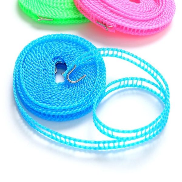 Windproof Clotheslines Ropes for Outdoor Indoor Home Travel Camping Laundry Drying Use, Length: 5m - Image 3