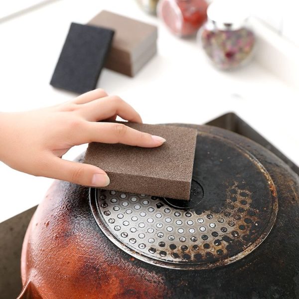 Kitchen Emery Clean Rub Pot Rust Focal Stains Sponge Removing Tool - Image 5