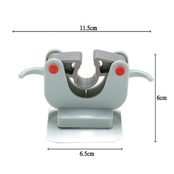 Mop Broom Holder Wall Mounted Kitchen Hanging - Image 4