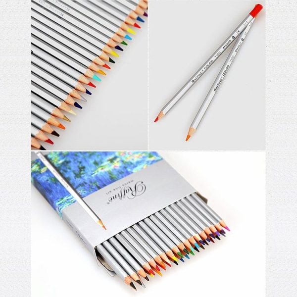 Professional Art Sketch Coloring Books Drawing Vibrant Colors 36-color Wooden Colored Pencils Set - Image 3