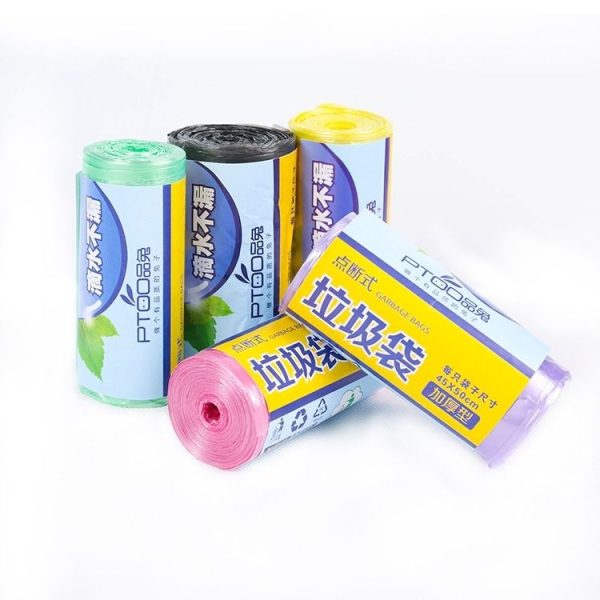 1 Rolls Household Colour Thickening Big Garbage Bags (30 PCS Per Roll), Random Color Delivery, Size: 45*50cm - Image 2