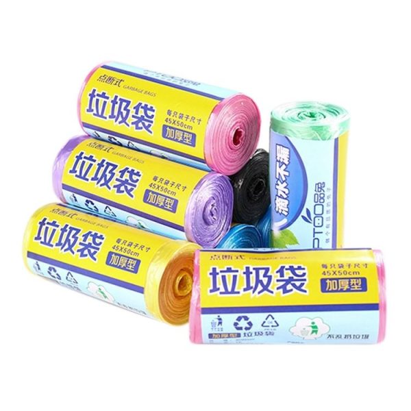 1 Rolls Household Colour Thickening Big Garbage Bags (30 PCS Per Roll), Random Color Delivery, Size: 45*50cm - Image 3