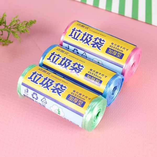 1 Rolls Household Colour Thickening Big Garbage Bags (30 PCS Per Roll), Random Color Delivery, Size: 45*50cm - Image 6