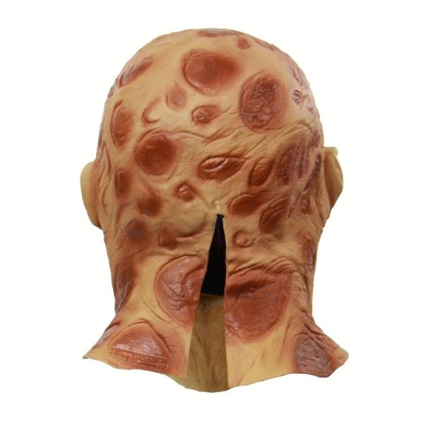 Halloween Festival Party Latex Burn Face Mask Skeleton Frightened Mask Headgear - Image 4