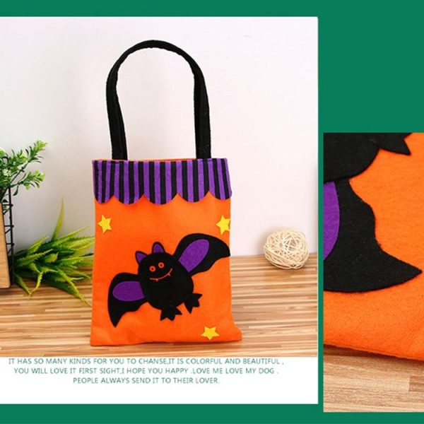 Halloween Decoration Creative Cartoon Candy Gift Square Tote for Children, Random Style Delivery - Image 5