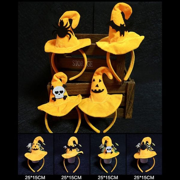 Halloween Party Dress Up Headgear Supplies Personalized Cartoon Pattern Headbands, Random Style Delivery - Image 5