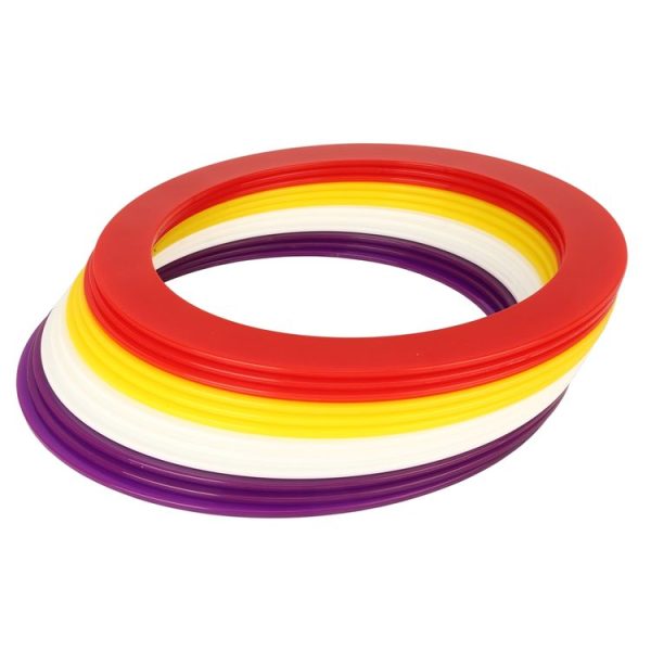 1 Piece Professional Innovation Juggling Rings Children Outdoor Gaming Toys, Random Color Delivery - Image 4