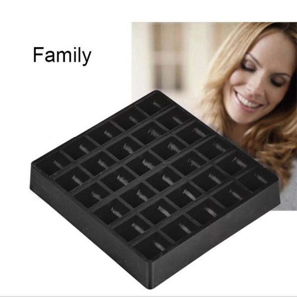 300 PCS Overlap Coins Game Coin Plastic Storage Box (Black) - Image 5