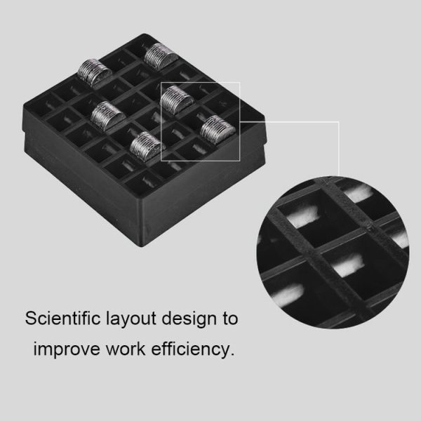 300 PCS Overlap Coins Game Coin Plastic Storage Box (Black) - Image 8