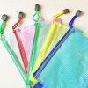 12 PCS Zipper Plastic Mesh Stationery Bag, Random Color Delivery (A5, Size: 24x17.5cm) - Image 4