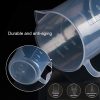 1000ml Thin Section PP Plastic Flask Digital Measuring Cup Cylinder Scale Measure Glass Lab Laboratory Tools (Transparent) - Image 4
