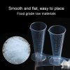 10 PCS 100ml Food Grade PP Plastic Flask Digital Cone Measuring Cup Cylinder Scale Measure Glass Lab Laboratory Tools (Transparent) - Image 3