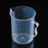 10 PCS 250ml Food Grade PP Plastic Flask Digital Measuring Cup Cylinder Scale Measure Glass Lab Laboratory Tools (Transparent) - Image 2